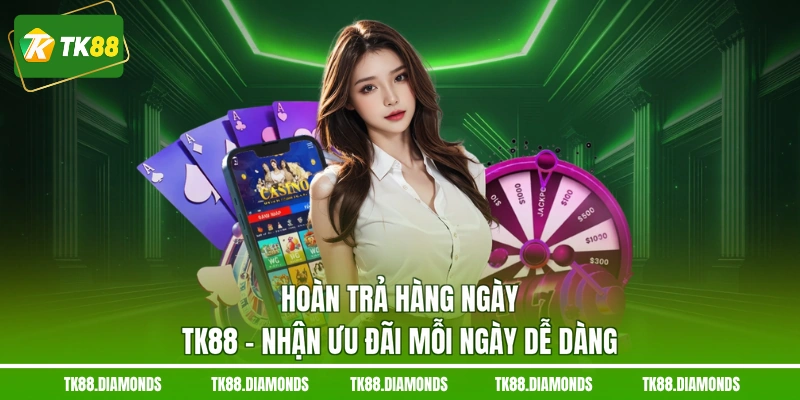 Hoàn trả hàng ngày TK88