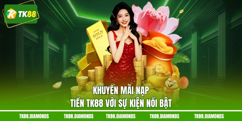 Khuyến mãi nạp tiền TK88 với sự kiện nổi bật