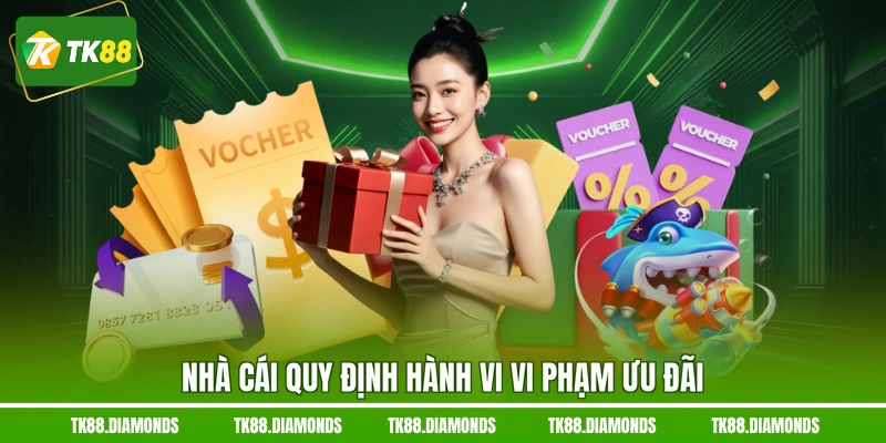 Nhà cái quy định hành vi vi phạm ưu đãi