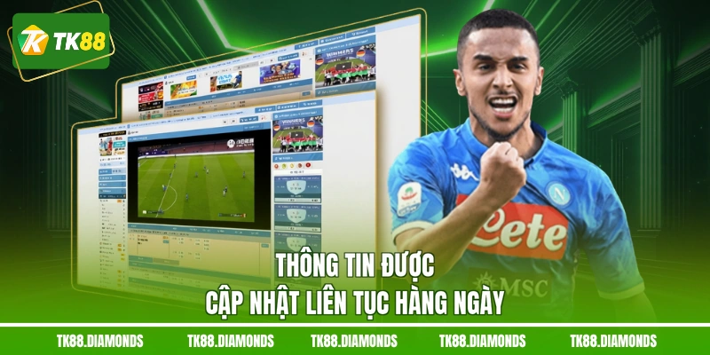 Thông tin được cập nhật liên tục hàng ngày